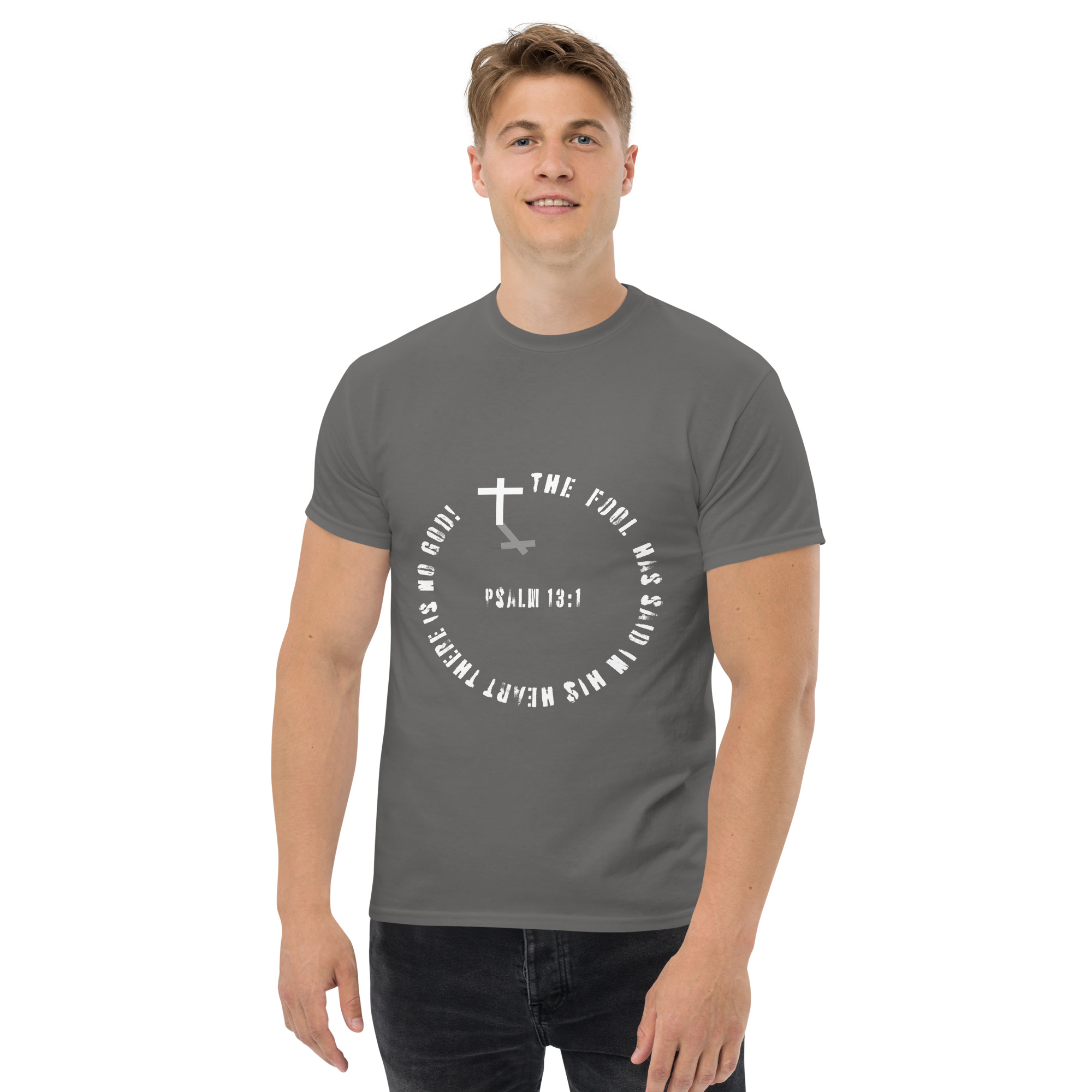 psalm 13:1 men's christian t shirt psalm 13:1 men's christian t shirt