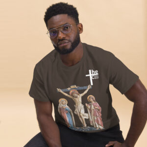 crucifixion scene men's t shirt