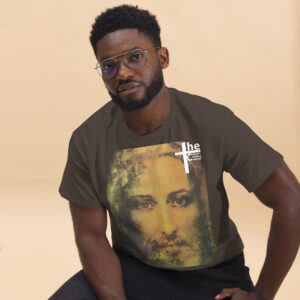 face of jesus men's t shirt