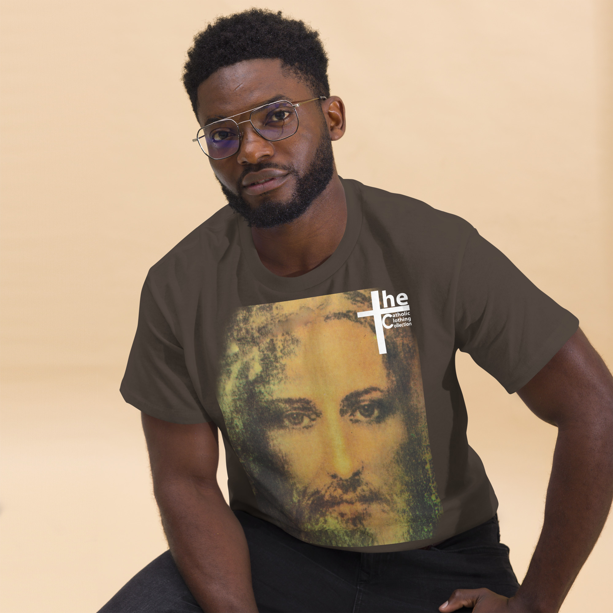 face of jesus men's t shirt face of jesus men's t shirt