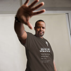 jesus name men's t shirt