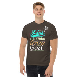 faith and love men's t shirt