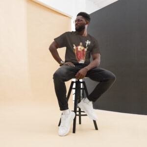 sacred heart of jesus men's t shirt