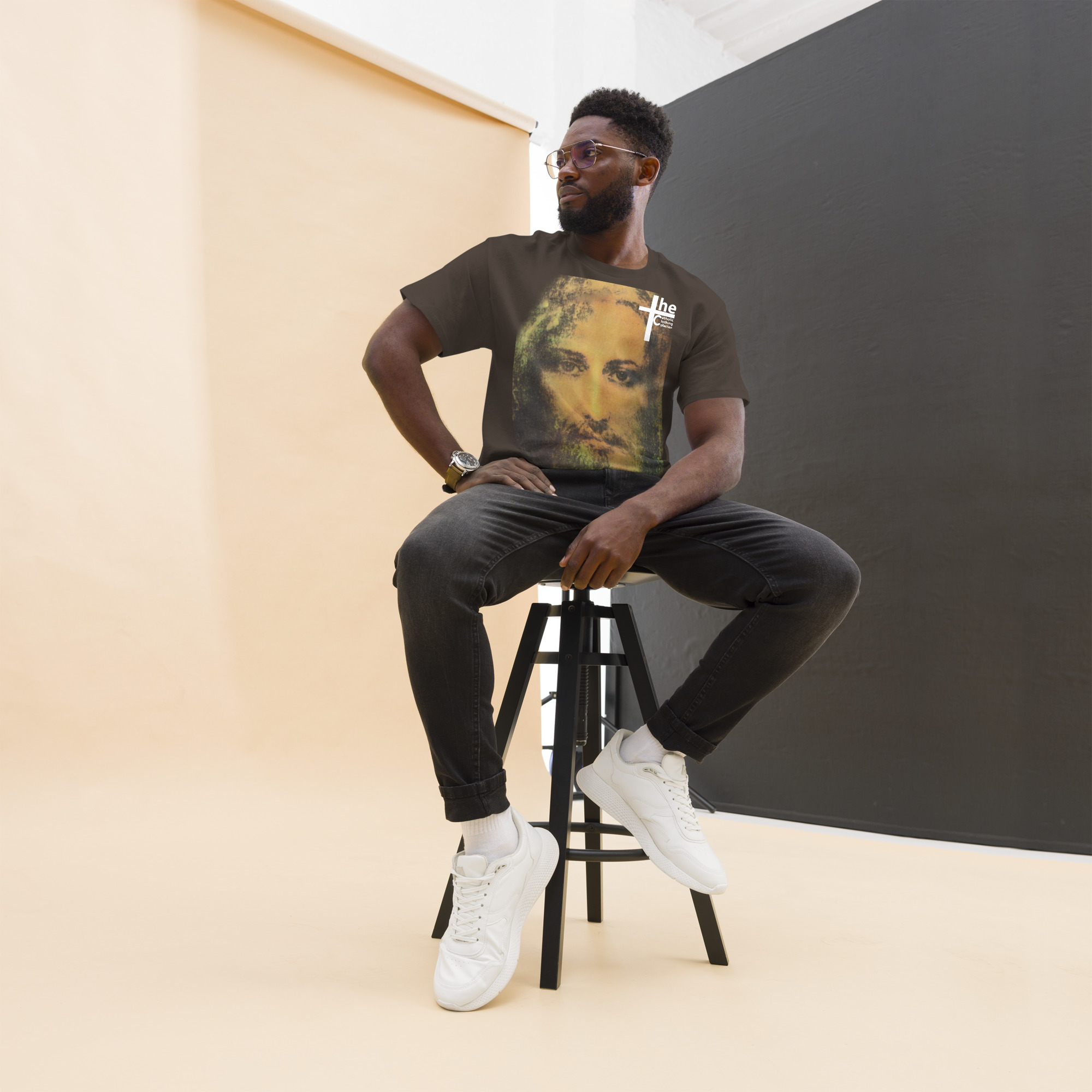 face of jesus men's t shirt face of jesus men's t shirt