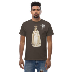 our lady of fatima men's t shirt