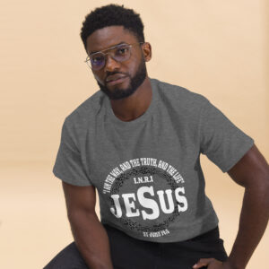 jesus the way, truth and light men's christian t shirt