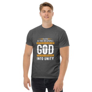 faith and love men's christian t shirt men's