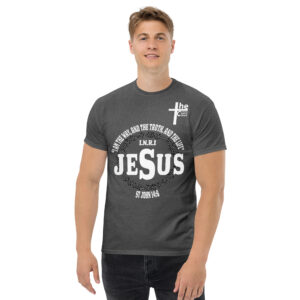 jesus the way, truth and light men's t shirt