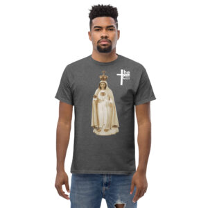our lady of fatima men's t shirt