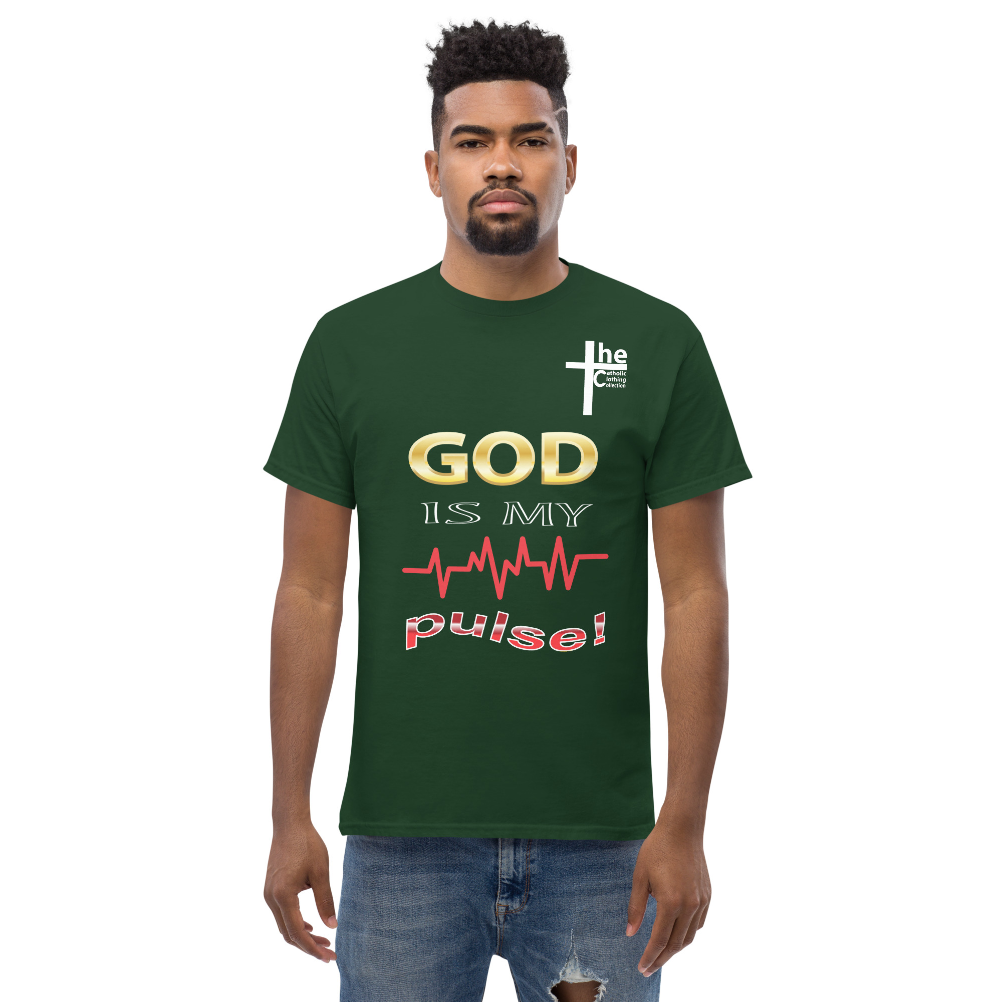 god is my pulse men's t shirt god is my pulse men's t shirt