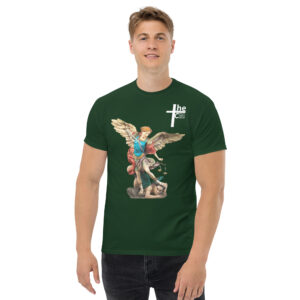 st michael archangel (colour) men's t shirt