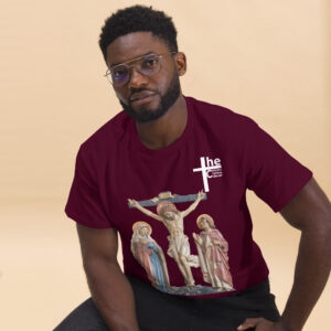 crucifixion scene men's t shirt