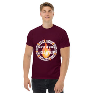 gifts of the holy spirit men's christian t shirt