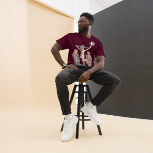 crucifixion scene men's t shirt