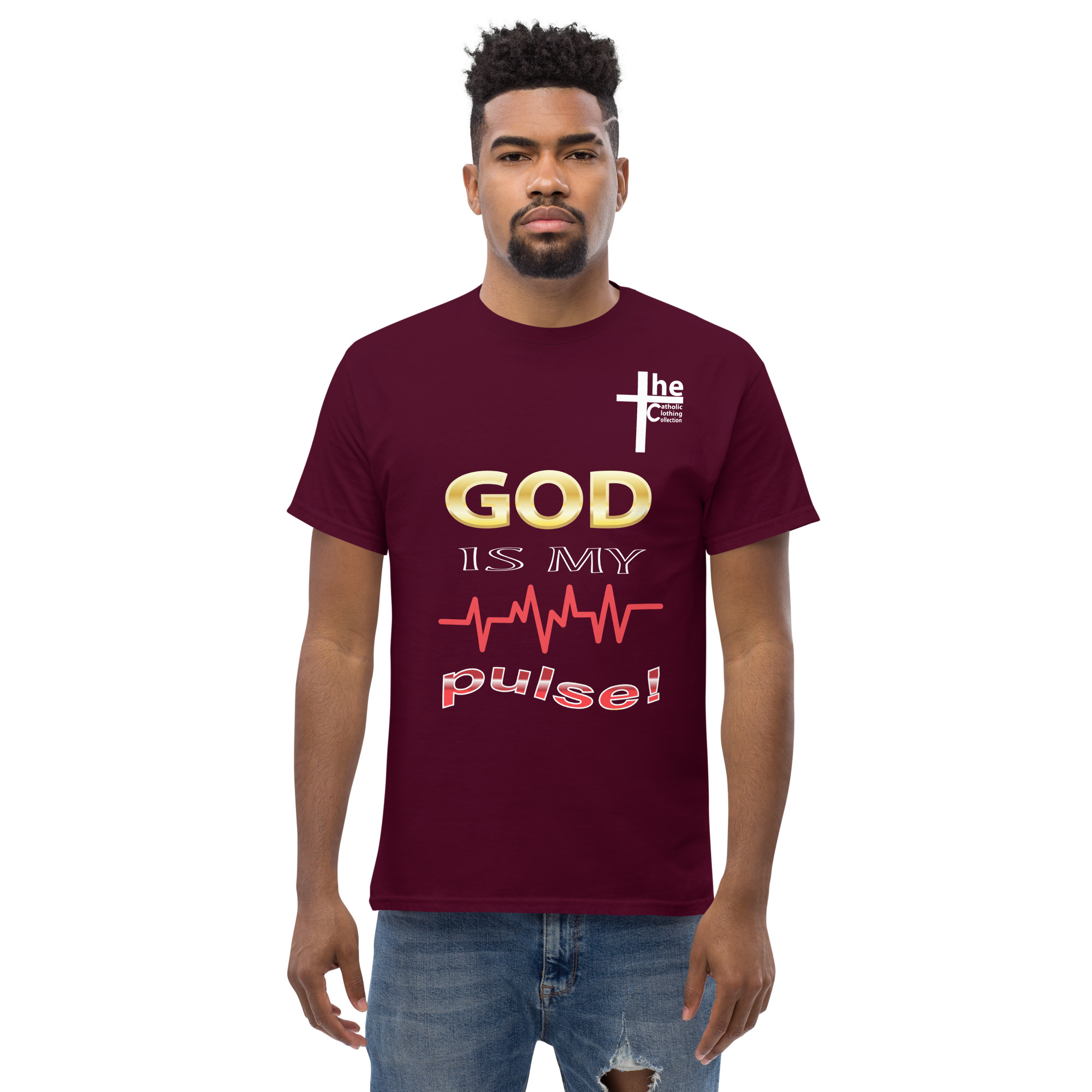 god is my pulse men's t shirt god is my pulse men's t shirt