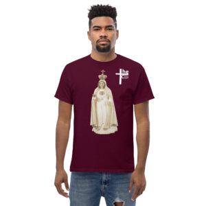 our lady of fatima men's t shirt