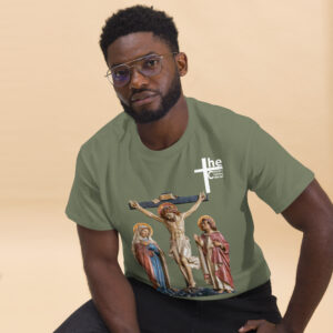 crucifixion scene men's t shirt
