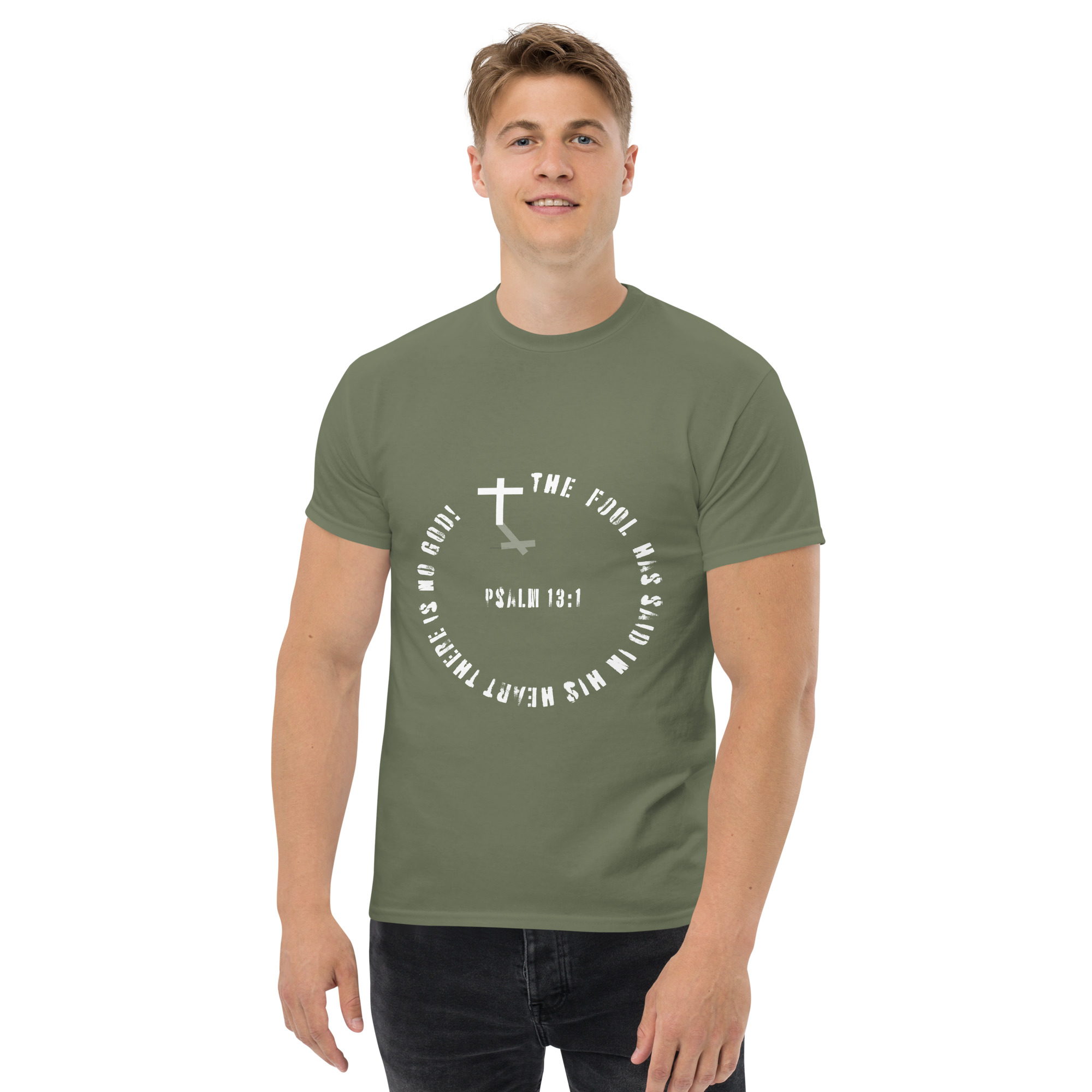 psalm 13:1 men's christian t shirt psalm 13:1 men's christian t shirt