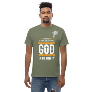 faith and love men's t shirt