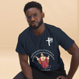 sacred heart of jesus st margaret mary 1675 men's t shirt