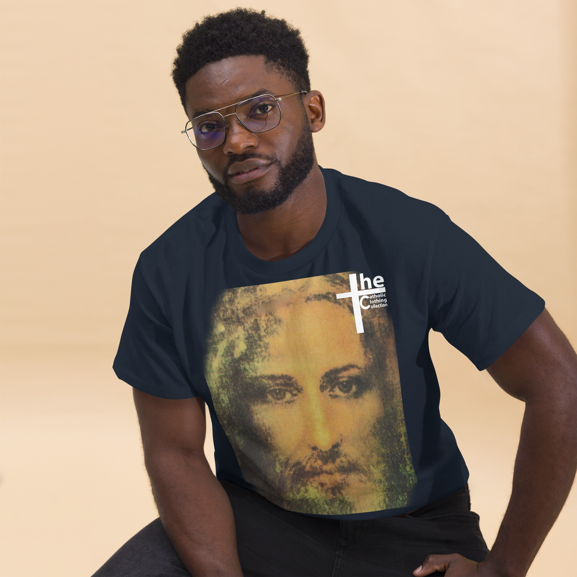 face of jesus men's t shirt face of jesus men's t shirt