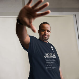 jesus name men's t shirt