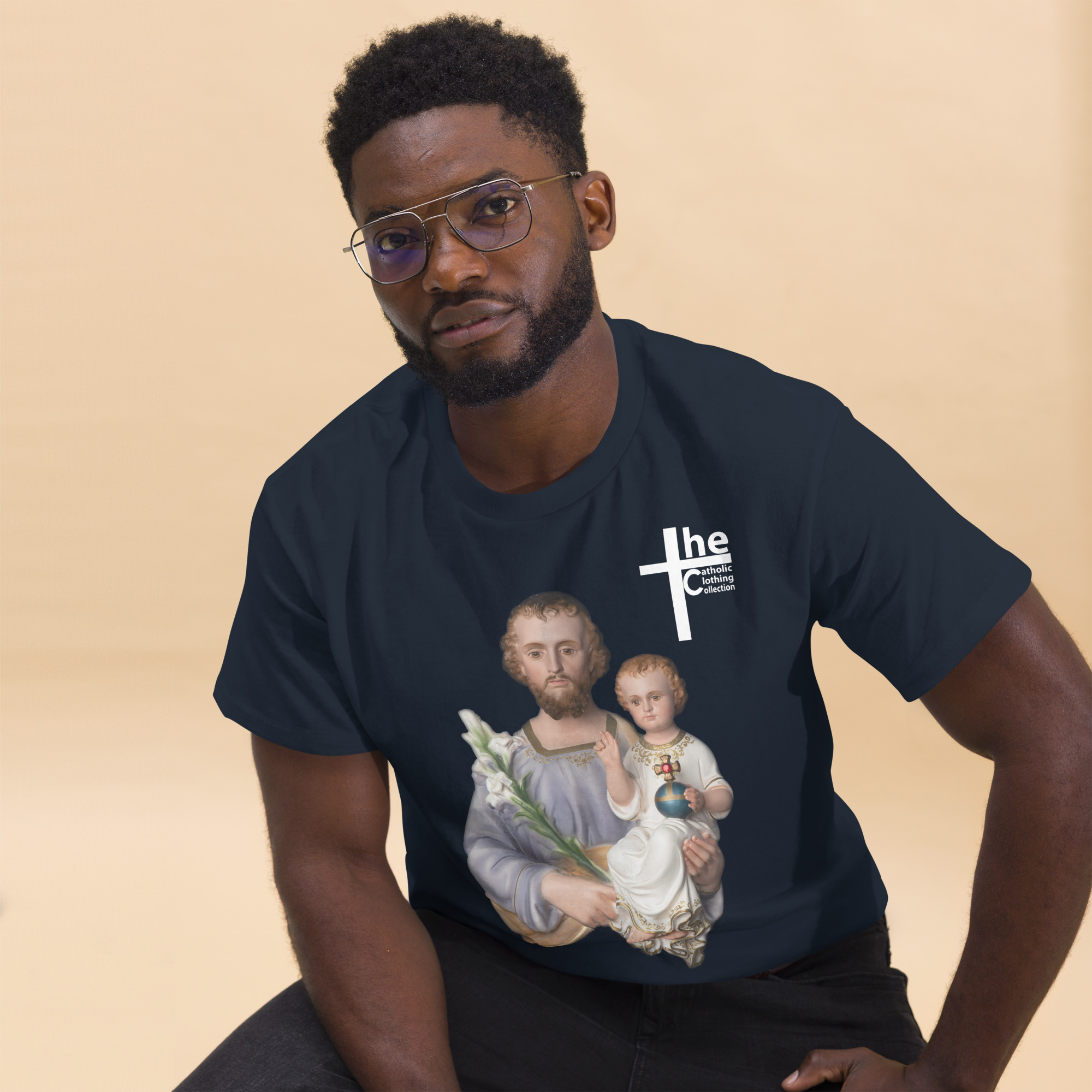 st joseph and jesus men's t shirt st joseph and jesus men's t shirt