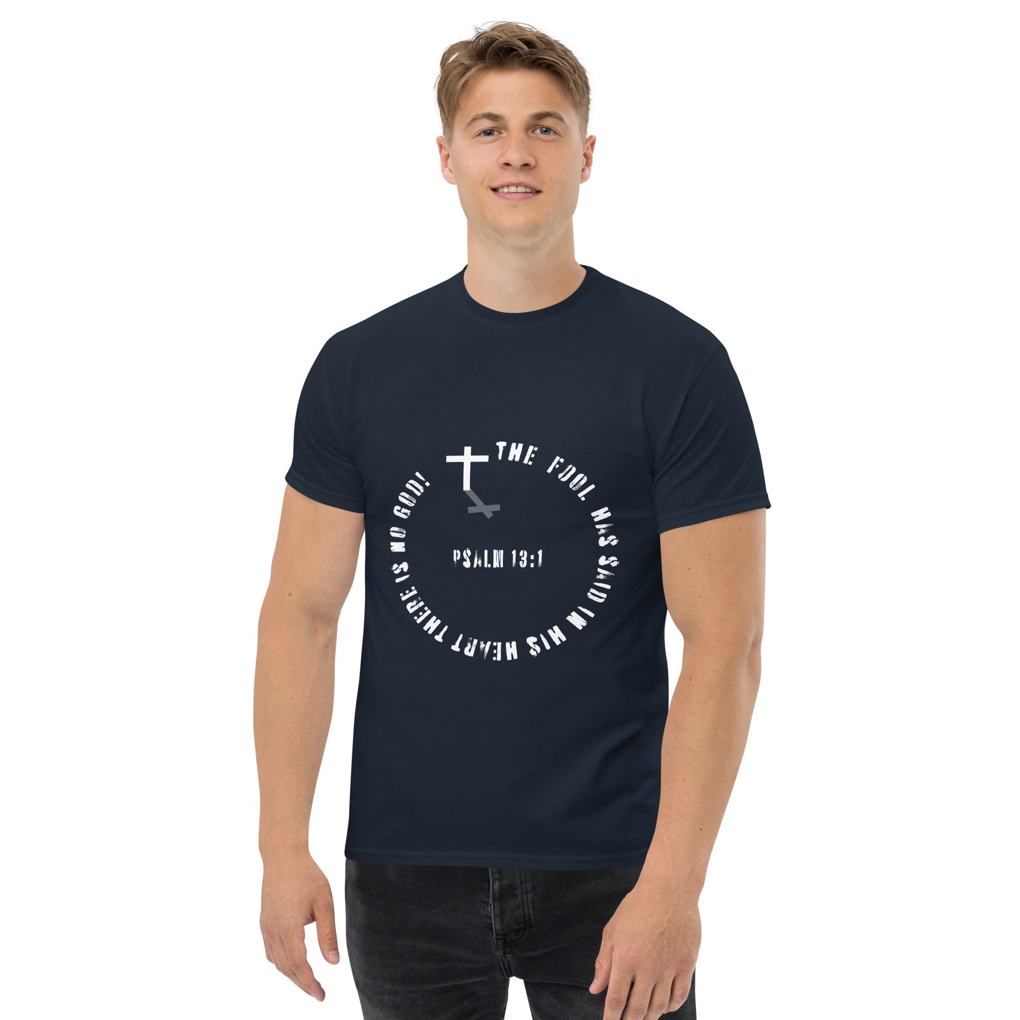 psalm 13:1 men's christian t shirt psalm 13:1 men's christian t shirt