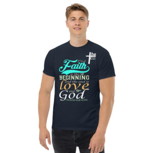 faith and love men's t shirt