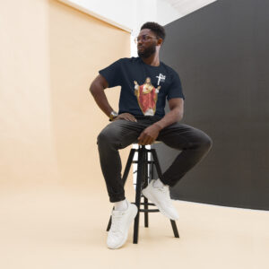 sacred heart of jesus men's t shirt