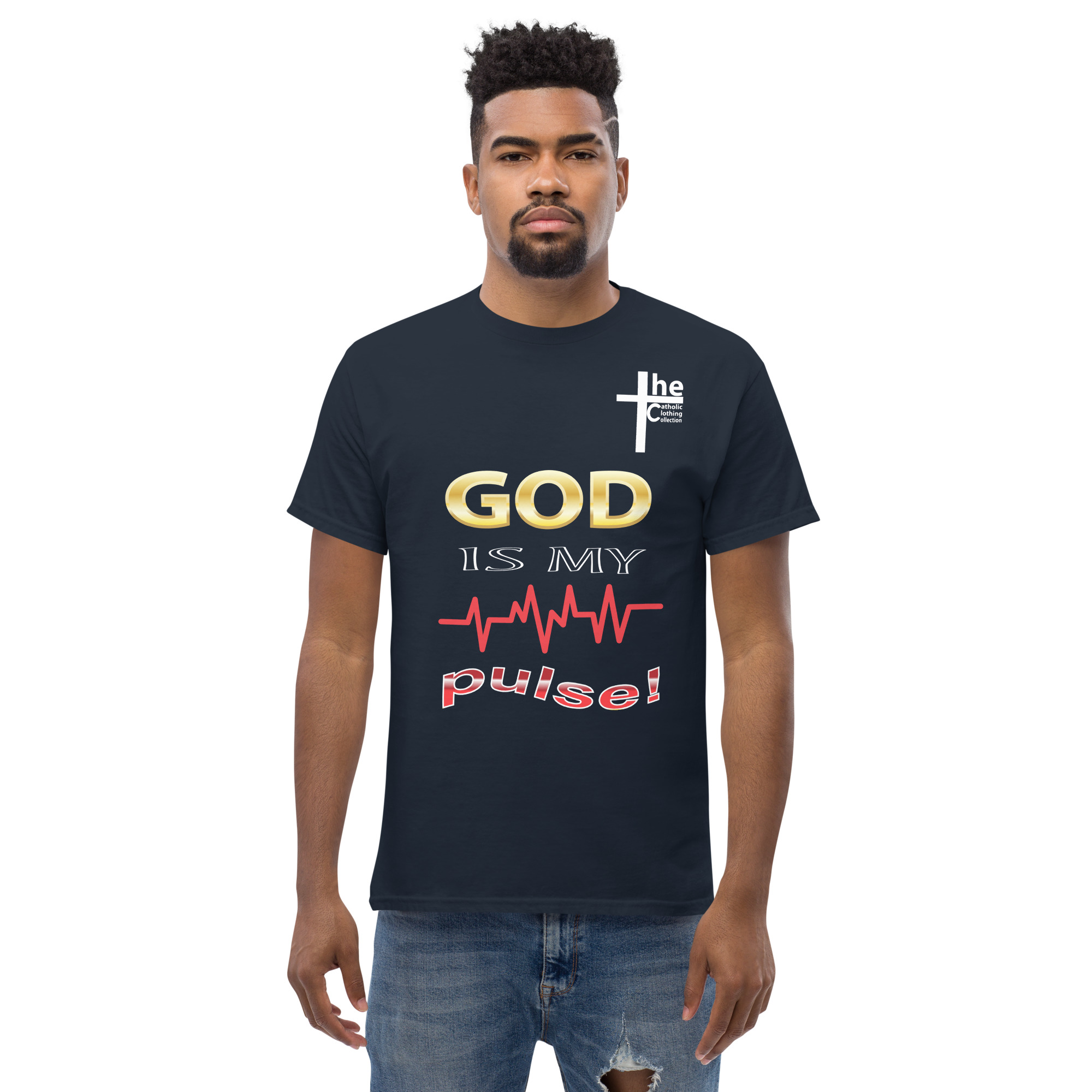 god is my pulse men's t shirt god is my pulse men's t shirt