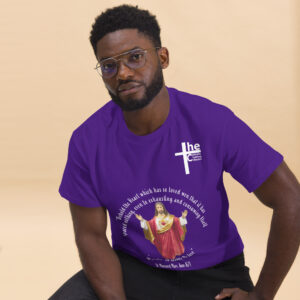 sacred heart of jesus st margaret mary 1675 men's t shirt
