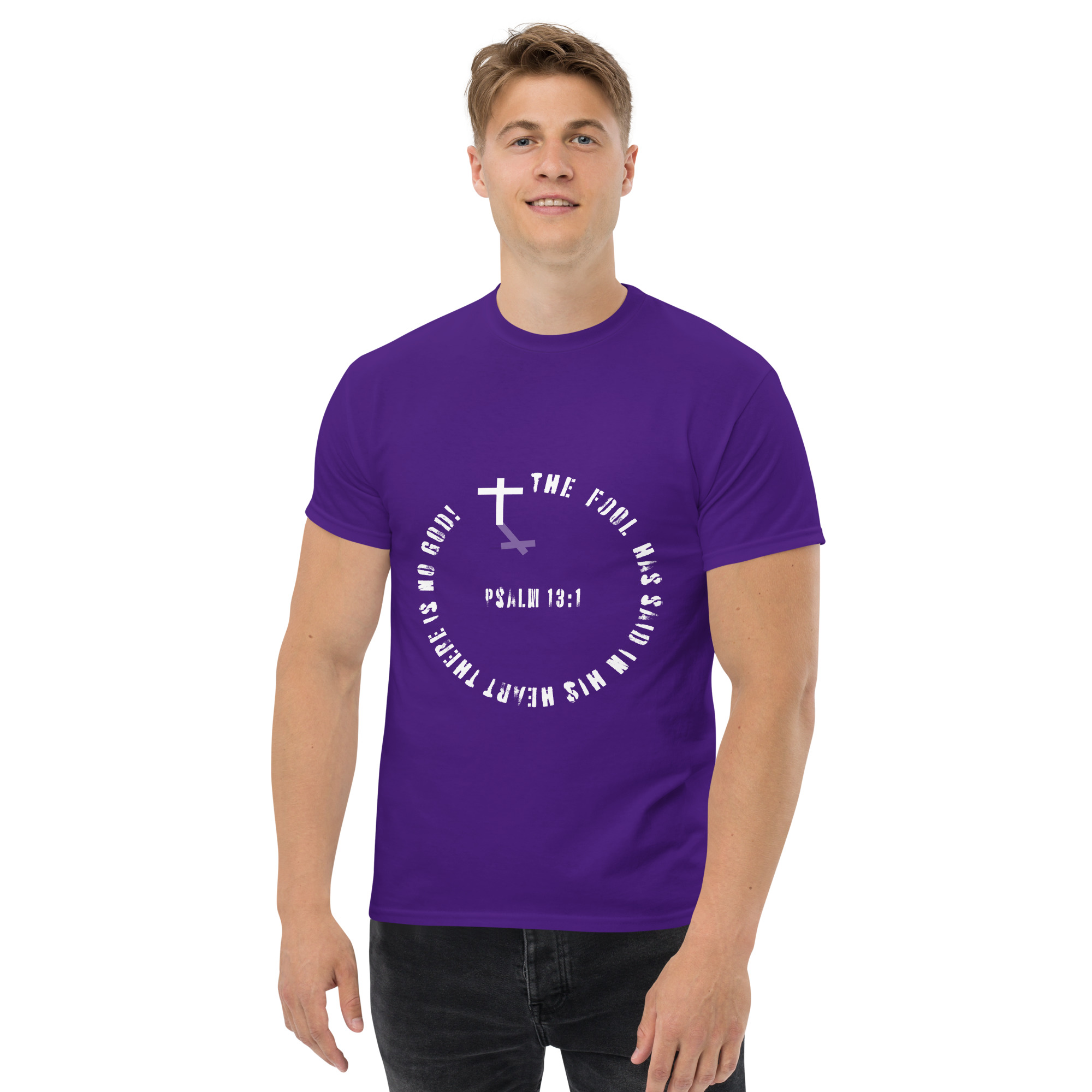 psalm 13:1 men's christian t shirt psalm 13:1 men's christian t shirt