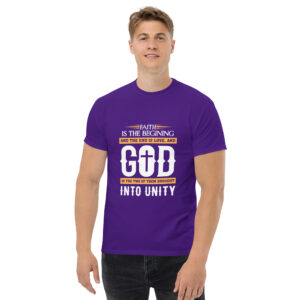 faith and love men's christian t shirt men's
