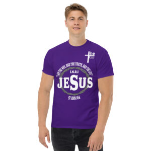 jesus the way, truth and light men's t shirt