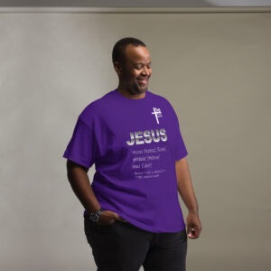 jesus name men's t shirt