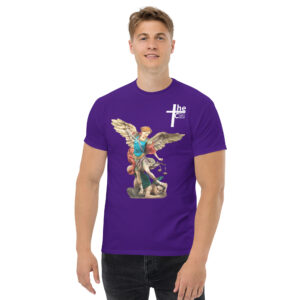 st michael archangel (colour) men's t shirt
