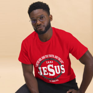 jesus the way, truth and light men's christian t shirt