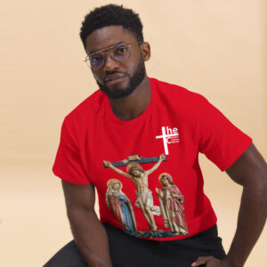 crucifixion scene men's t shirt