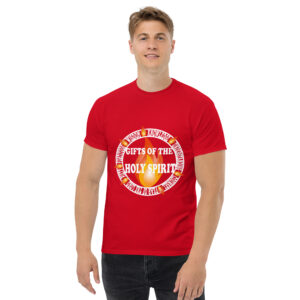 gifts of the holy spirit men's christian t shirt