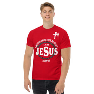 jesus the way, truth and light men's t shirt