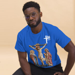 crucifixion scene men's t shirt