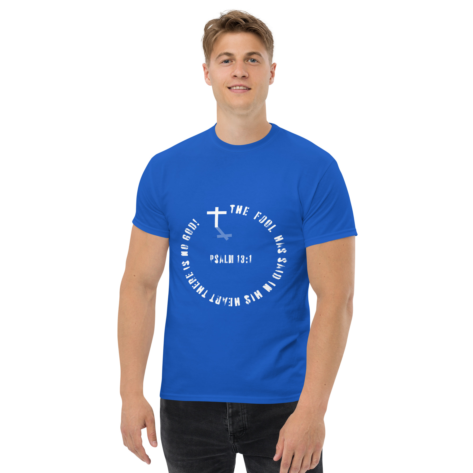 psalm 13:1 men's christian t shirt psalm 13:1 men's christian t shirt