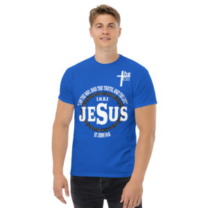 jesus the way, truth and light men's t shirt