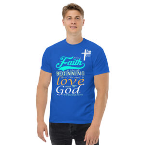 faith and love men's t shirt