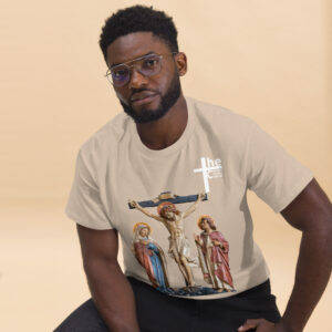 crucifixion scene men's t shirt