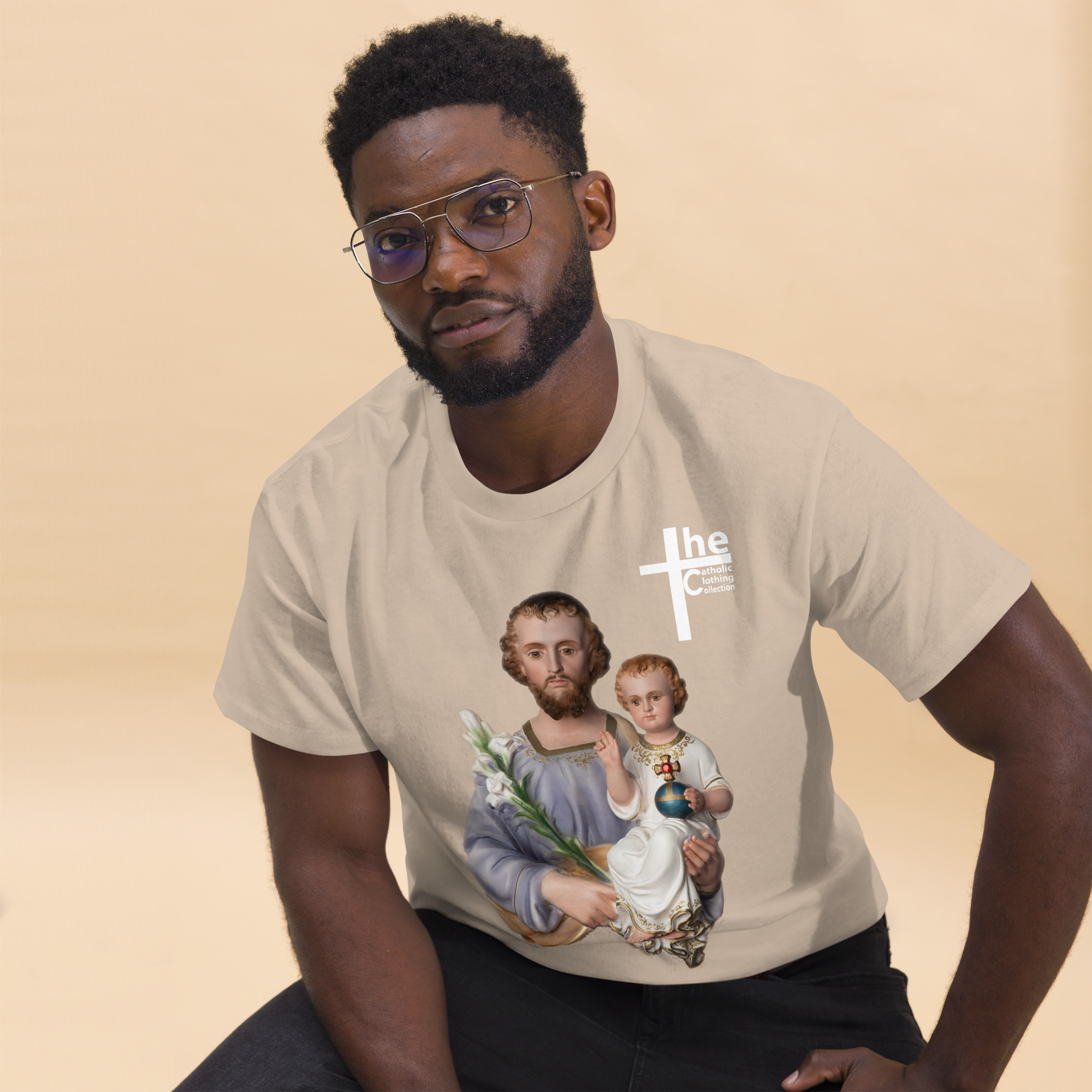 st joseph and jesus men's t shirt st joseph and jesus men's t shirt