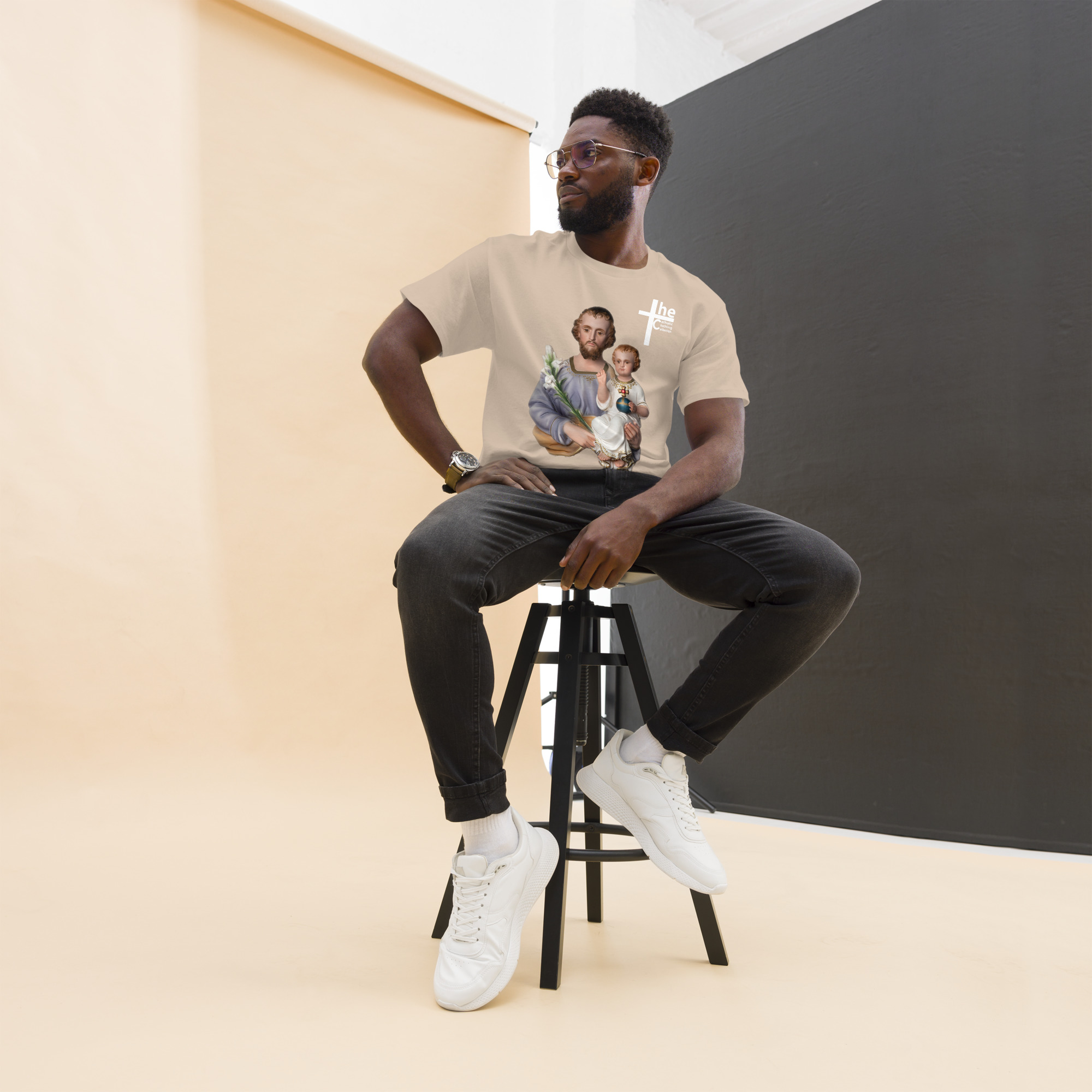st joseph and jesus men's t shirt st joseph and jesus men's t shirt