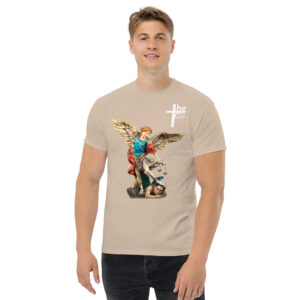 st michael archangel (colour) men's t shirt