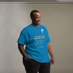 jesus name men's t shirt